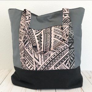 Handmade Polynesian Samoan Print Tote Bag
